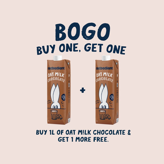 [BOGO: 1+1 promo] Oatbedient Oat M!lk Chocolate 1L