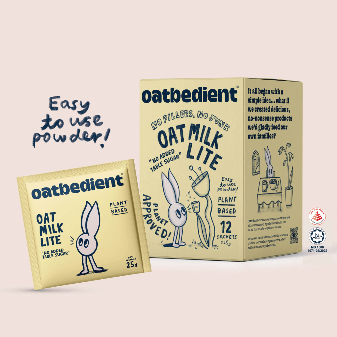 oat milk lite with no added table sugar